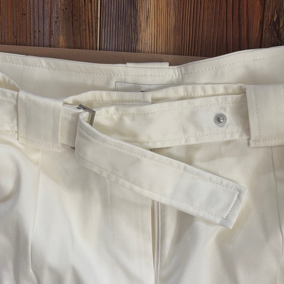 Banana Republic Cream Wide-Leg Pants Sz 14 - Picture 6 of 11